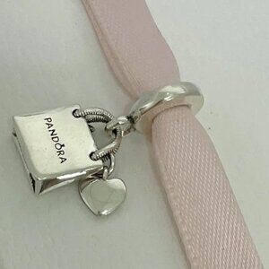 Pandora Silver Heart Charm Bracelet